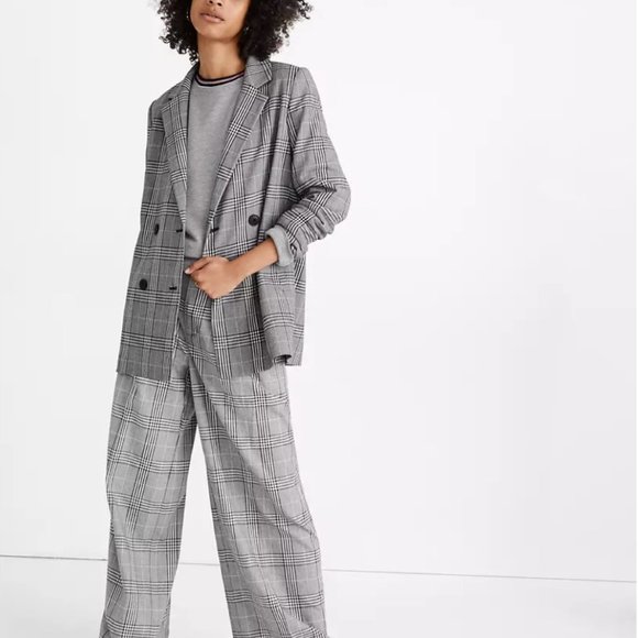Madewell Jackets & Blazers - Madewell - Caldwell double-breasted blazer in Plaid